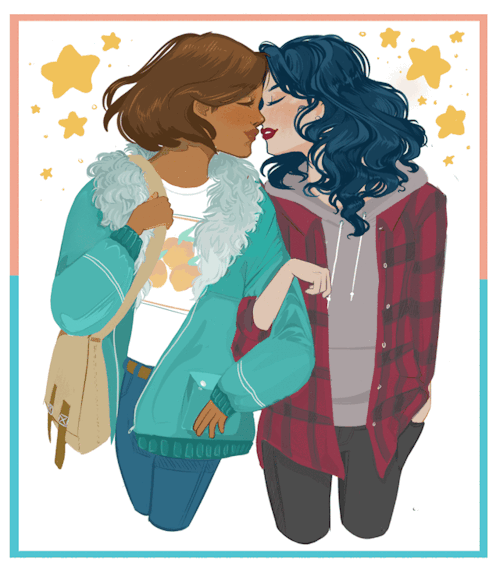 mistyspecs:with every wlw relationship i draw my power increases (○｀ω´○)9