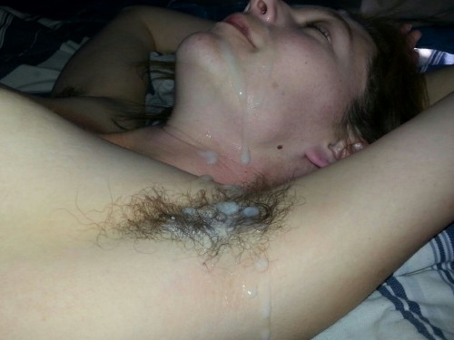 Porn Pics tipmraevol:  Armpits so nice with cum