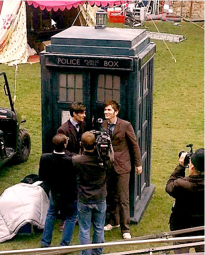 becks28nz:  Tennant and Smith : 50th Filming 