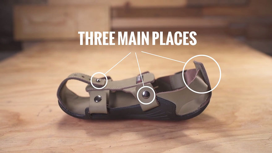 greatfulldedd:  awesome-picz:    Shoes That Grow: Guy Invents Sandals That’ll Grow