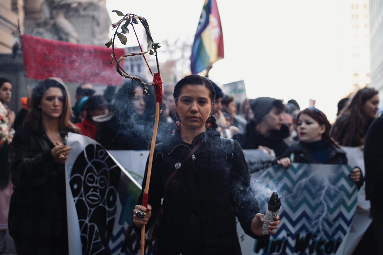 thatcupofjo: #NoDAPL // NYC Prayer March in Support of the Standing Rock Sioux Nation