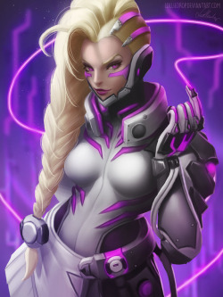 lolliedrop:    SOMBRA Augmented - Overwatch  http://lolliedrop.deviantart.com/art/SOMBRA-Augmented-Overwatch-682069924