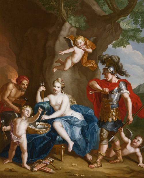 Mars, Venus, and Vulcan: The Forge of VulcanJohn Singleton Copley (American; 1738–1815)1754Oil on ca