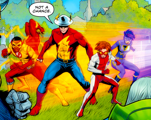 dailydccomics: We’re The Flash: a musical by the Flash FamilyThe Flash #760