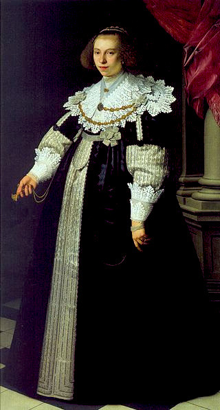 Portrait of Catherina de Hoof by Nicolaes Eliasz Pickenoy, 1636