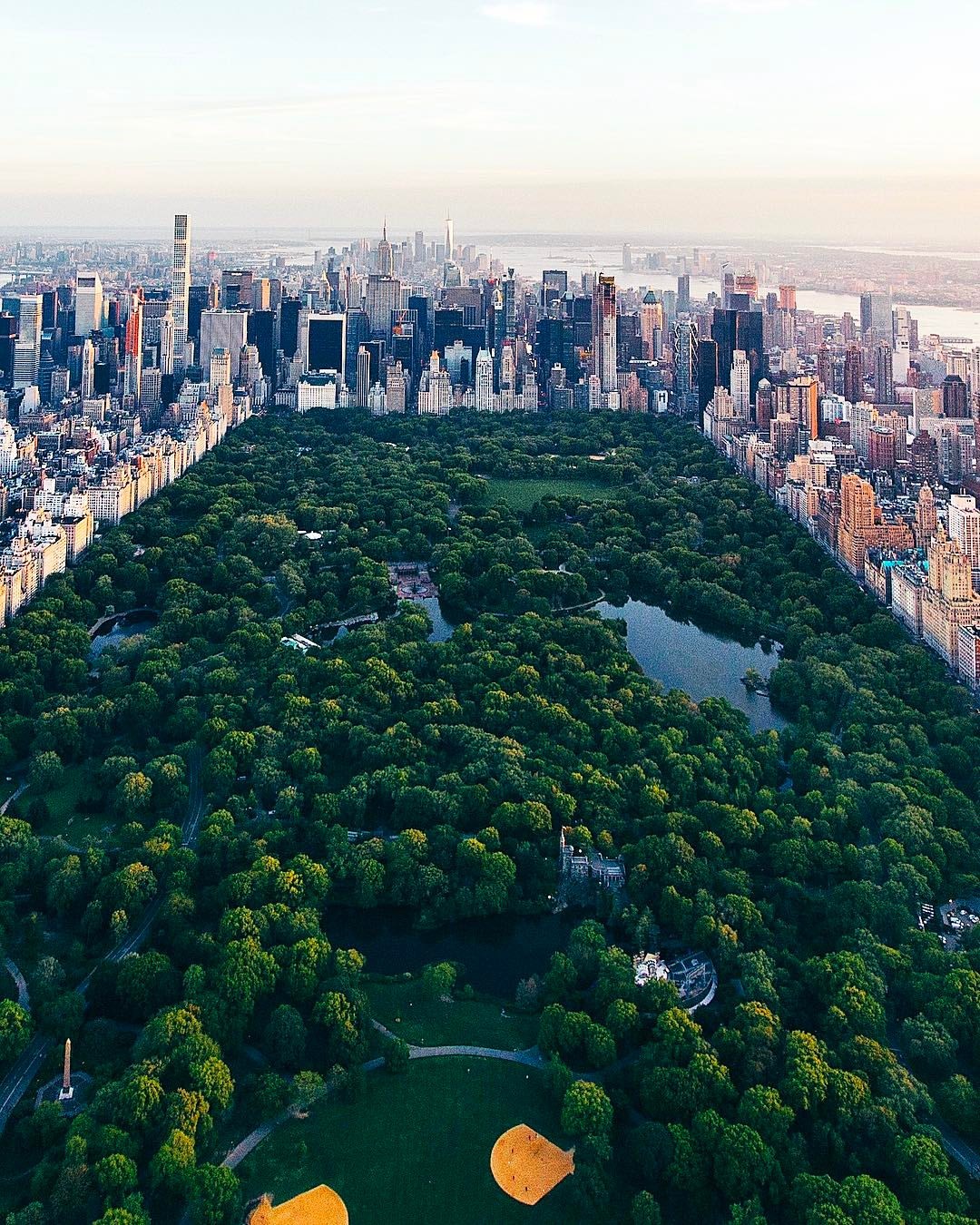 Mr Monday - romaincolin: Amazing Aerial View of Central Park...