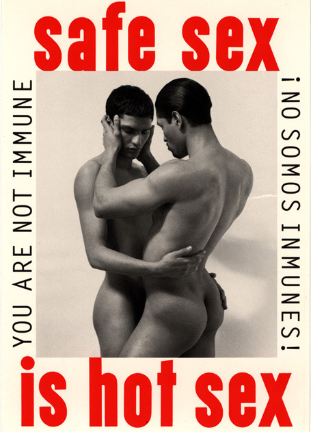 vogue-era:  Safe Sex Is Hot Sex ad campaign featuring photos by Steven Meisel and