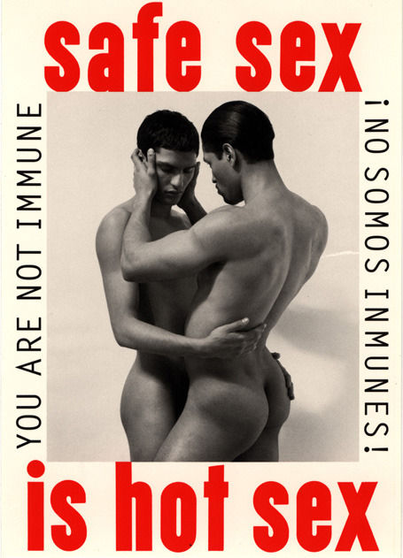 vogue-era: Safe Sex Is Hot Sex ad campaign featuring photos by Steven Meisel and