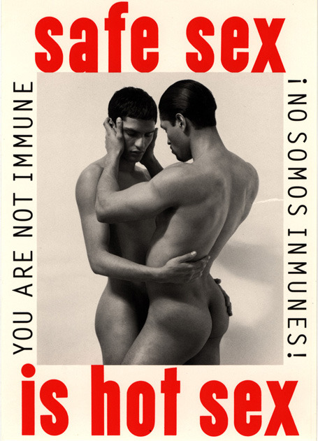 vogue-era:Safe Sex Is Hot Sex ad campaign featuring photos by Steven Meisel and Bruce Weber, 1990
