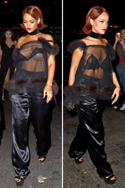 rihannanavyhn:  Rihanna arriving at her Met