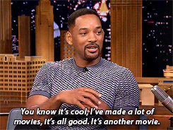 dceumovies:Will Smith Fanboyed When He Saw the Batmobile on the Suicide Squad Set