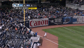 yankees:  A smooth catch and a sly reaction,
