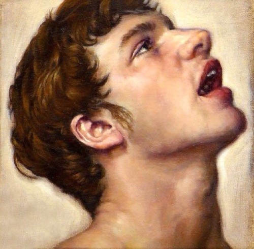 chad2431: blaqfulla: “Brutus” (2014), Oil on Canvas, 10"×10" by Julian Hsiung // Brandon a