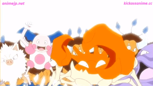 Ash’s Old (and Current) Pokémon Cheering For Pikachu!!!