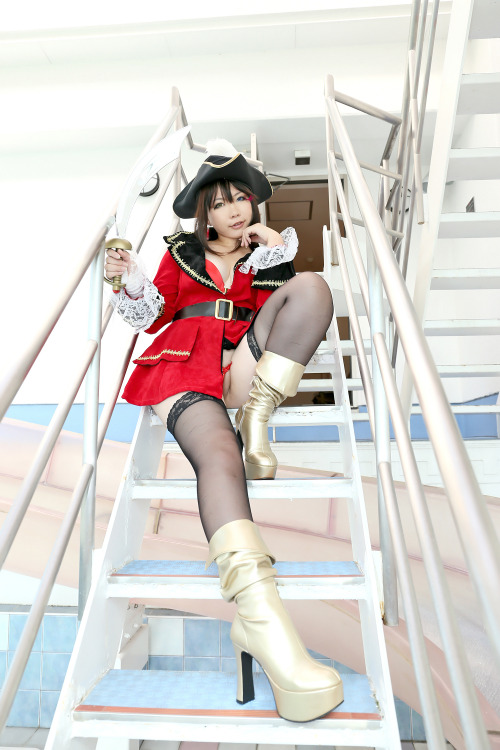 Cute Cosplay Girl Higurashi Rin (Pirate Girl) 1-2