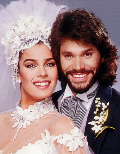 classicdaysphotos: Bo &amp; Hope Wedding, 1985