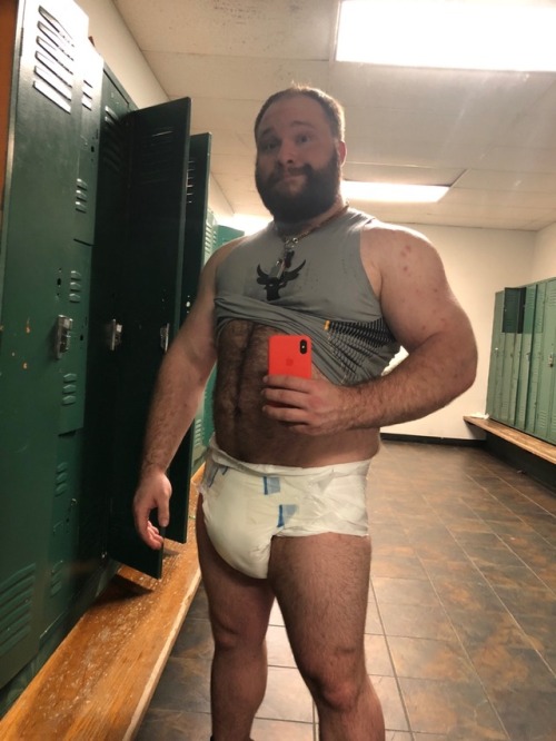 And more diapers and gym time today!