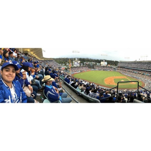 Dodger Weekend #1 with the girls⚾️ (at Dodger Stadium)