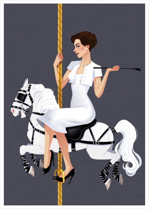 overlypoliteisabel:  moonblossom:  elasmosaurus:  Sherlock, John, Moriarty, Irene and Molly. Inspired by SDCClocked.  These are gorgeous - I love how the ponies all suit them.  Molly’s pony omg 