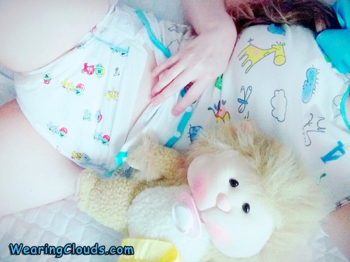 wearingclouds:  Goodnight everyone! Hope you all had a great weekend!   Be sure you always have enough diapers! Visit www.WearingClouds.com for the best adult baby diapers ^__^ Use code TWITTER and save $$  Follow jennibellarella.tumblr.com for more cute