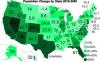 Projected Population Change by US State, 2010-2050.