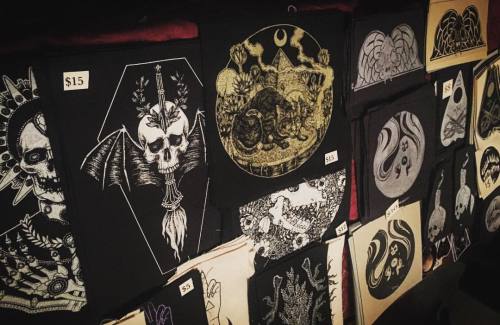 Thank you so much to everyone who came to visit @meaganmeli and I during the @morbidanatomy flea mar