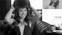 zoegraystone: Get to Know Me Meme: 1/10 - female celebritiesTatiana Maslany“I am drawn to those parts; I like the tough girls because they are not tough. It’s a veil; it’s a disguise. It’s defenses. At the core, everybody is human, everybody