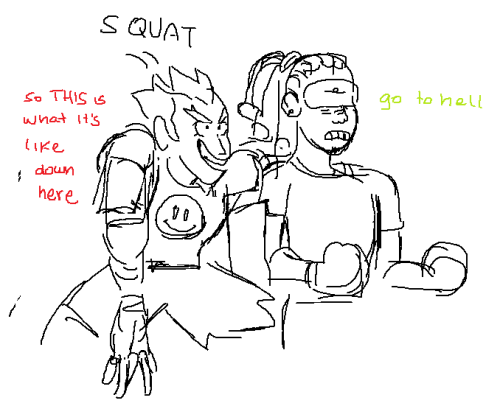 peachdeluxe:  junkrat is over a foot taller than lucio and i think thats beautiful and also RIDICULOUSlucio is haunted by a recurring nightmare in which junkrat stands up straight 24/7