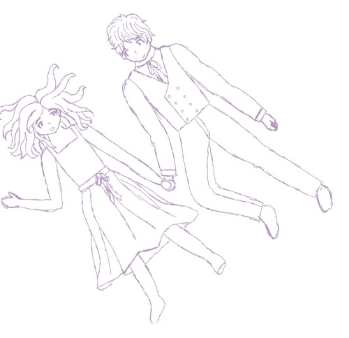 Here's My Rushed Serafaeden Week Art, Because I Forgot It Was This Week, Lollll