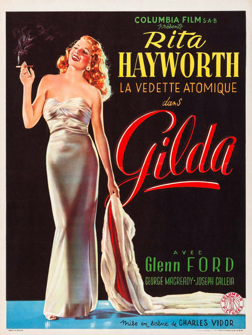 Rita Hayworth dans “Gilda”. by Halloween HJB Belgian film poster flic.kr/p/2m9sM