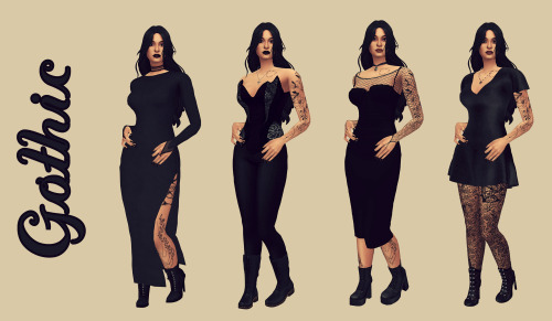 @simchronized‘s Lookbook Challenge: GothicI’ve decided to work my way through this challenge even th