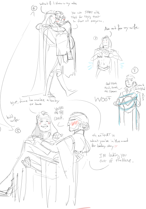 Royal krypton wives being wives drawpile with @bigmammallama5