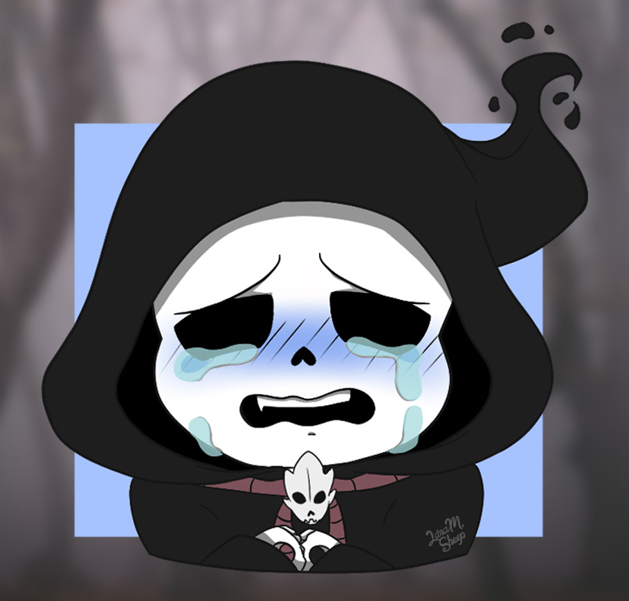 Lára M. Sheep [MelSheep 🌠] — Mini Reaper Sans! Aaaa, últimamente he  estado