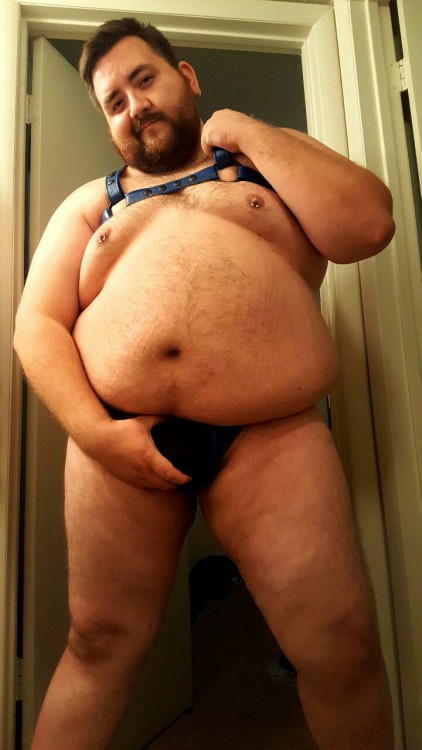 XXX robdoggz6891:  Showing off my first harness! photo