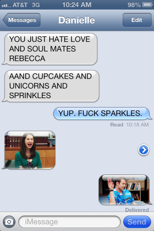 Rebecca hates all things good.