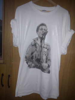 bugwork:  the shirts i’ve made… joe strummer,