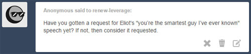 renew-leverage:We have not! requested & fulfilled, bb - I really, really loved this bit, so than