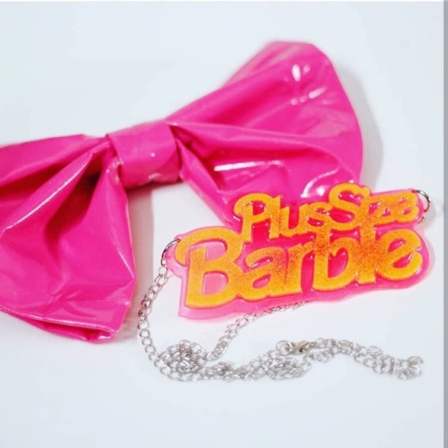 bows & barbies - & carbies support us girls out here making stuff. necklace @electriccatfish