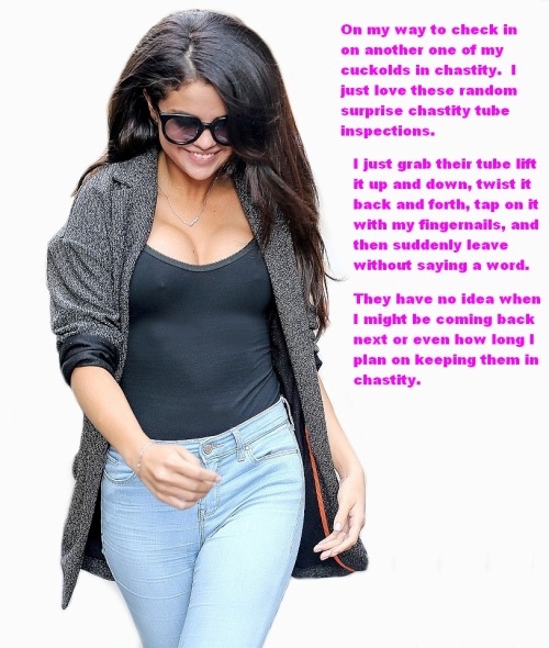 XXX Selena Gomez chastity inspection. photo