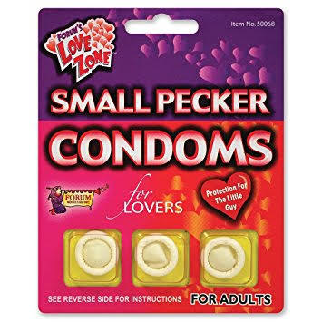 subboi86: mistress-wife:Just what you need!Small condoms for adults Thing is, these would fit perfec