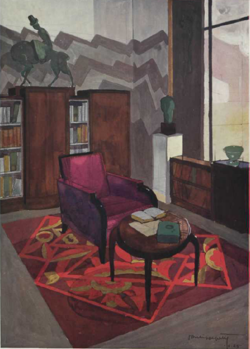 Léon Deshairs, Interior in Colors, a Portfolio. Part of the exhibition Exposition des Art Décoratifs