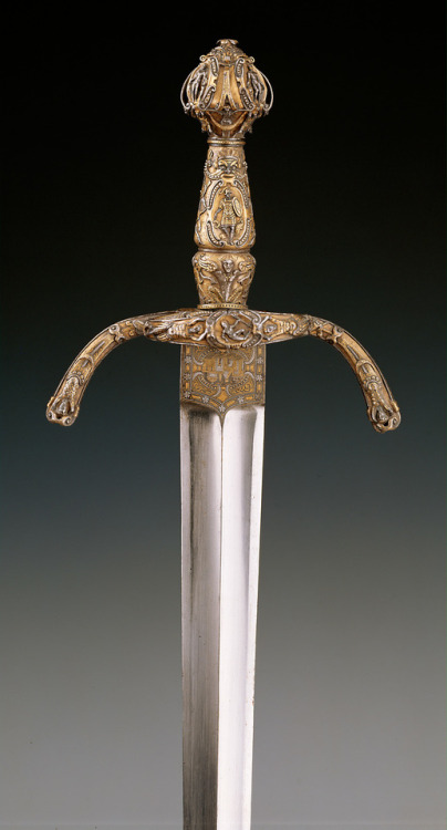 Milanese sword owned by Archduke Ferdinand II of Austria, 1559.from The Kunsthistorisches Museum