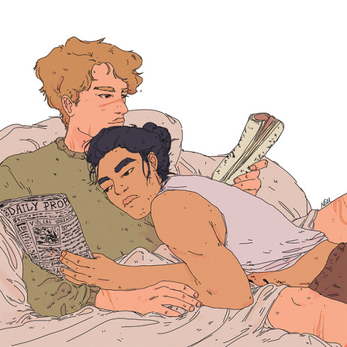 wizardnem:early mornings (my wolfstar piece for @cauldronzine)