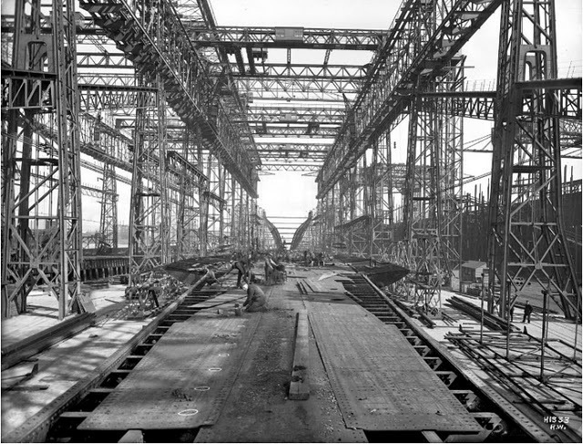 vintageeveryday:  35 rare photos of the construction of the Titanic 