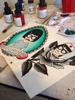 boldxwillxhold:  Couple of Tina’s.  I was asked to make some more bobs burgers stuff, so here’s some of it…