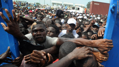 indigenous-caribbean:   Haitians Protest Outside Hillary Clinton’s Office Over ‘Billions