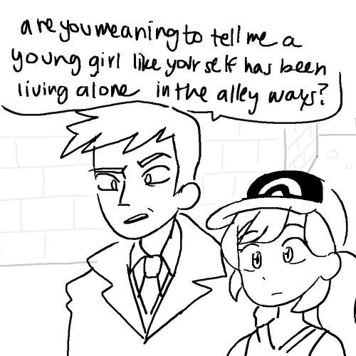 i picked up my pokemon X after like forever and discovered the looker side quest     