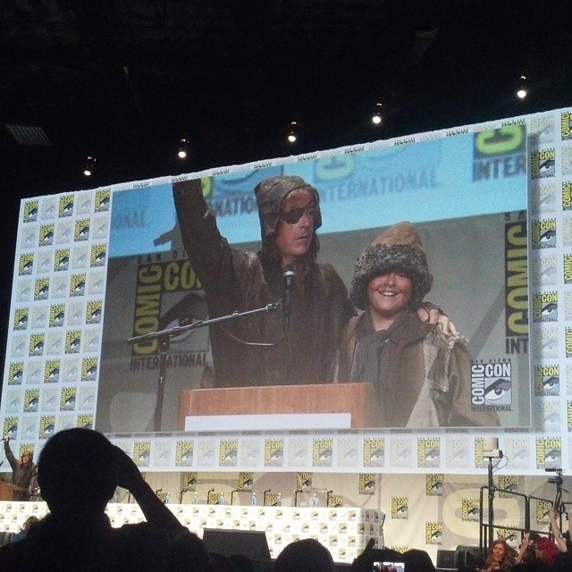 Huge LOTR nerd Stephen Colbert moderating the Hobbit #sdcc panel: “I can’t believe I get to do this”