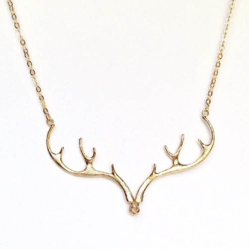 antler necklace // $25