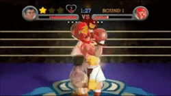 aoch:  Little Mac’s actual speed. So many people, including myself have noticed that when the rival boxer starts to get dizzy and mac starts to rush punches, the timer slows down dramatically. That means that Mac is actually going way faster from an